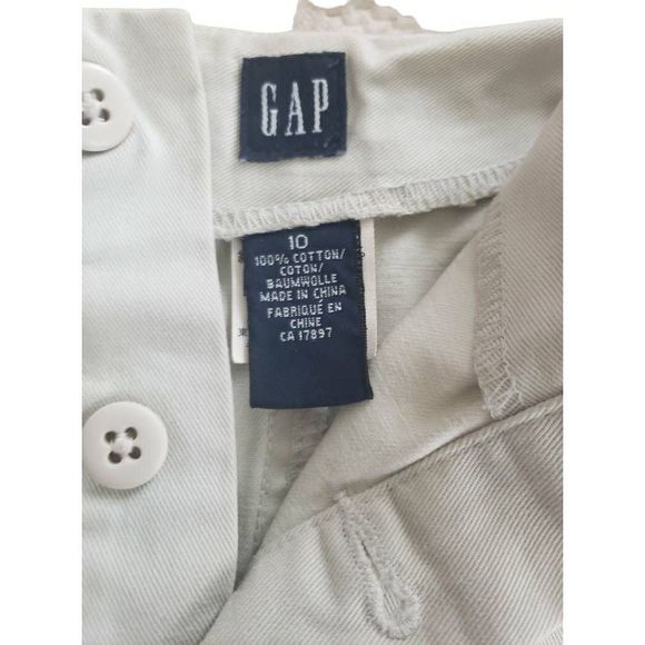 GAP Mini Skirt Beige - Size 10 - Picture 2 of 5
